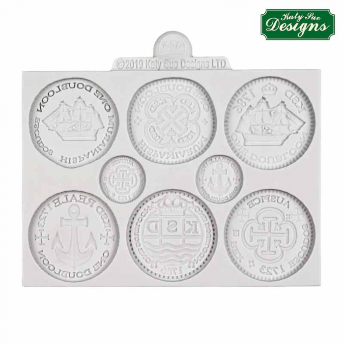 Mulaj Silicon Comoara / Monede, 8 Subiecte Ø 1.6 si 3.2 cm [2]