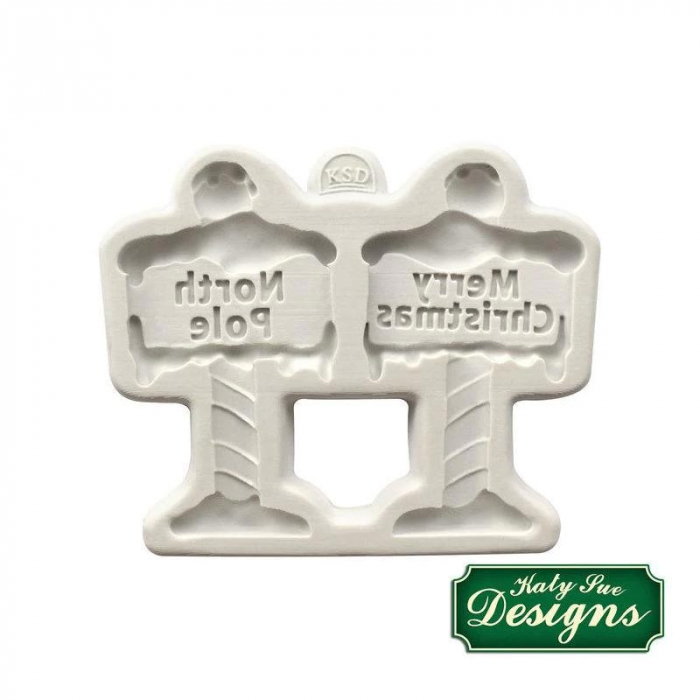 Mulaj Silicon Craciun - Decor cu Mesaj, 2 Subiecte 7.1 x 4.2 cm [2]