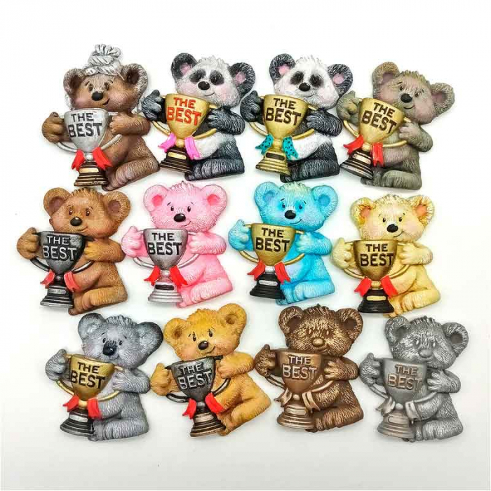Mulaj Silicon Decor cu Ursuletul Premiat Ø 7.5 cm  [4]