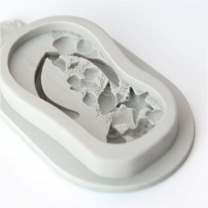Mulaj Silicon Decor Marin - Slap Plaja, 1 Subiect 7.8 x 4 cm [3]