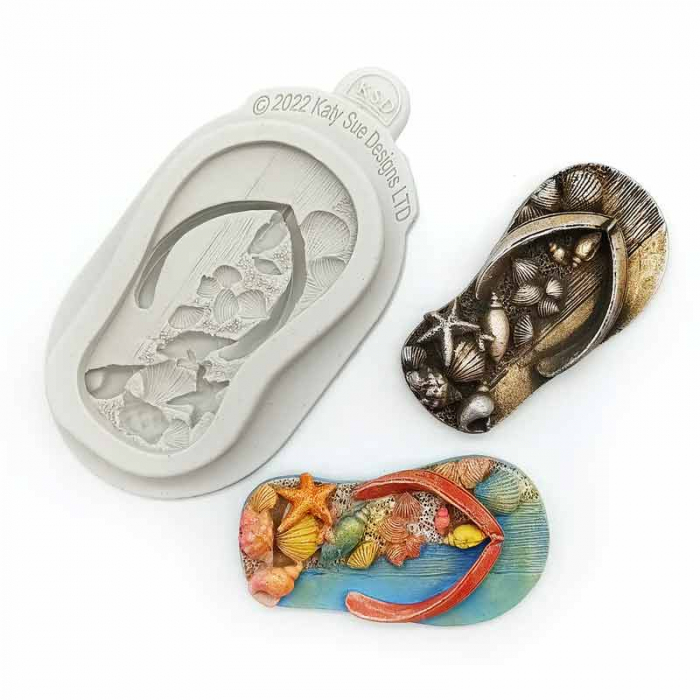 Mulaj Silicon Decor Marin - Slap Plaja, 1 Subiect 7.8 x 4 cm [2]