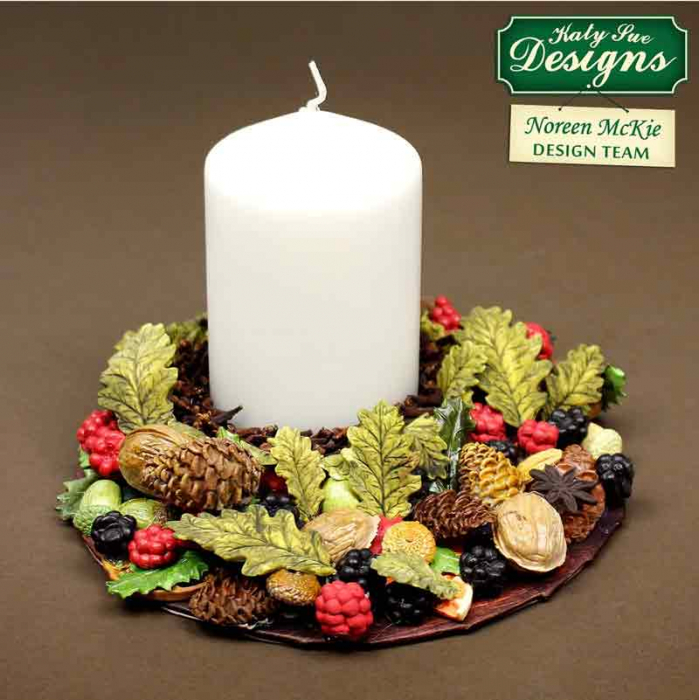 Mulaj Silicon Frunze Stejar si Frunze Mure 5 Subiecte 5.8 - 3.5 x 3.2 - 2 cm [4]