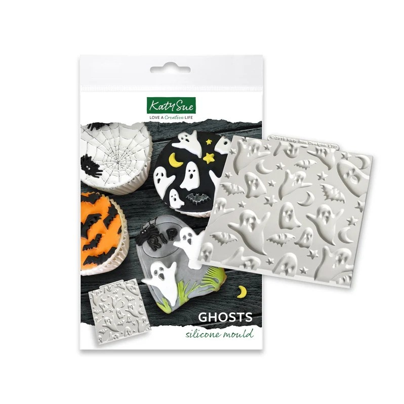 Mulaj Silicon Halloween - Fantome, Lilieci, 10.7 x 10.5 cm [1]