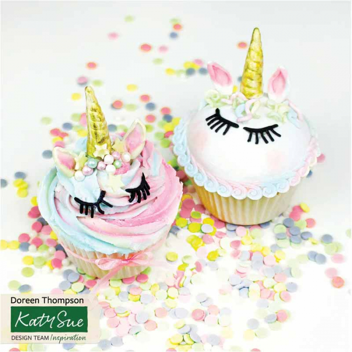 Mulaj Silicon Unicorn Fashion Katy Sue, 2 Decoruri [3]