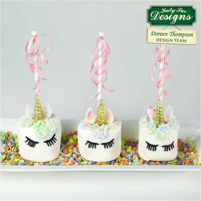 Mulaj Silicon Unicorn Fashion Katy Sue, 2 Decoruri [5]