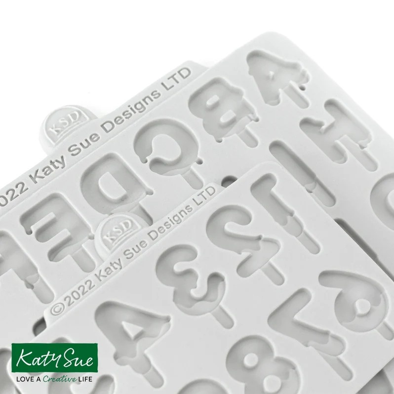 Mulaje Silicon Alfabet + Cifre Stil Stil LollyPops H 2.8 cm, Set 2 Buc [3]