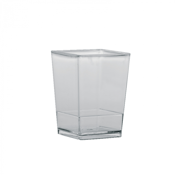 Pahare Cube 60 ml, 4 x 4 x H 5.5 cm, Set 100 Buc [1]