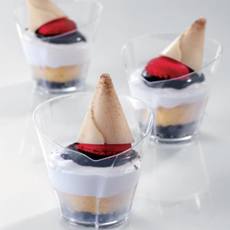 Pahare Waffle 70 ml, Ø 6.4 x H 5.9 cm, Set 100 Buc [2]