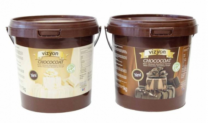 Pasta de modelat cu Ciocolata Neagra, Vizyon, 1 Kg [2]