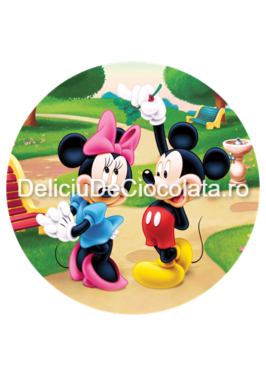 Pasta Zahar imprimata Mickey Mouse Model 7, Ø 20 cm [1]