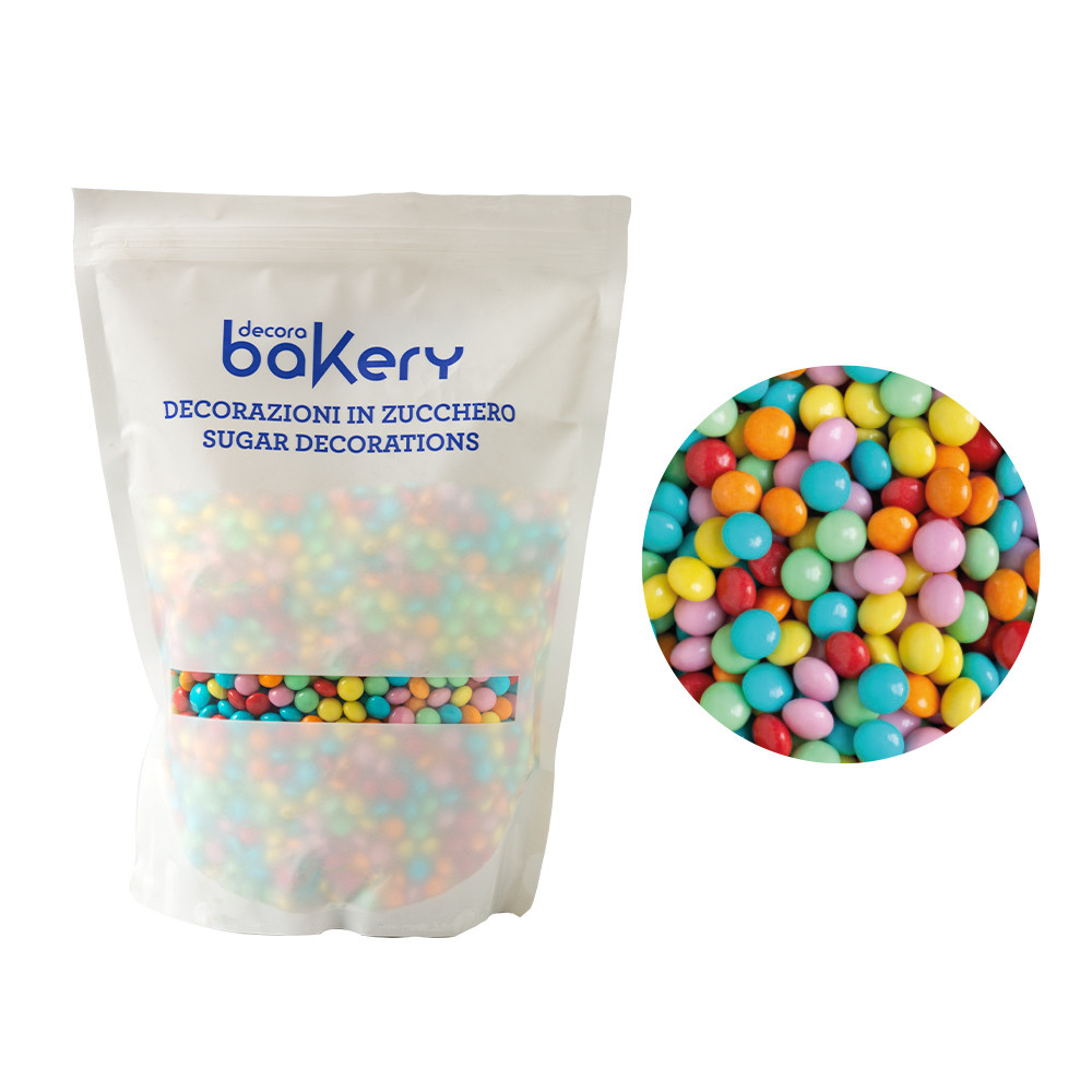 Perle Aplatizate Ciocolata Colormix Ø 10 mm, 1 kg [1]