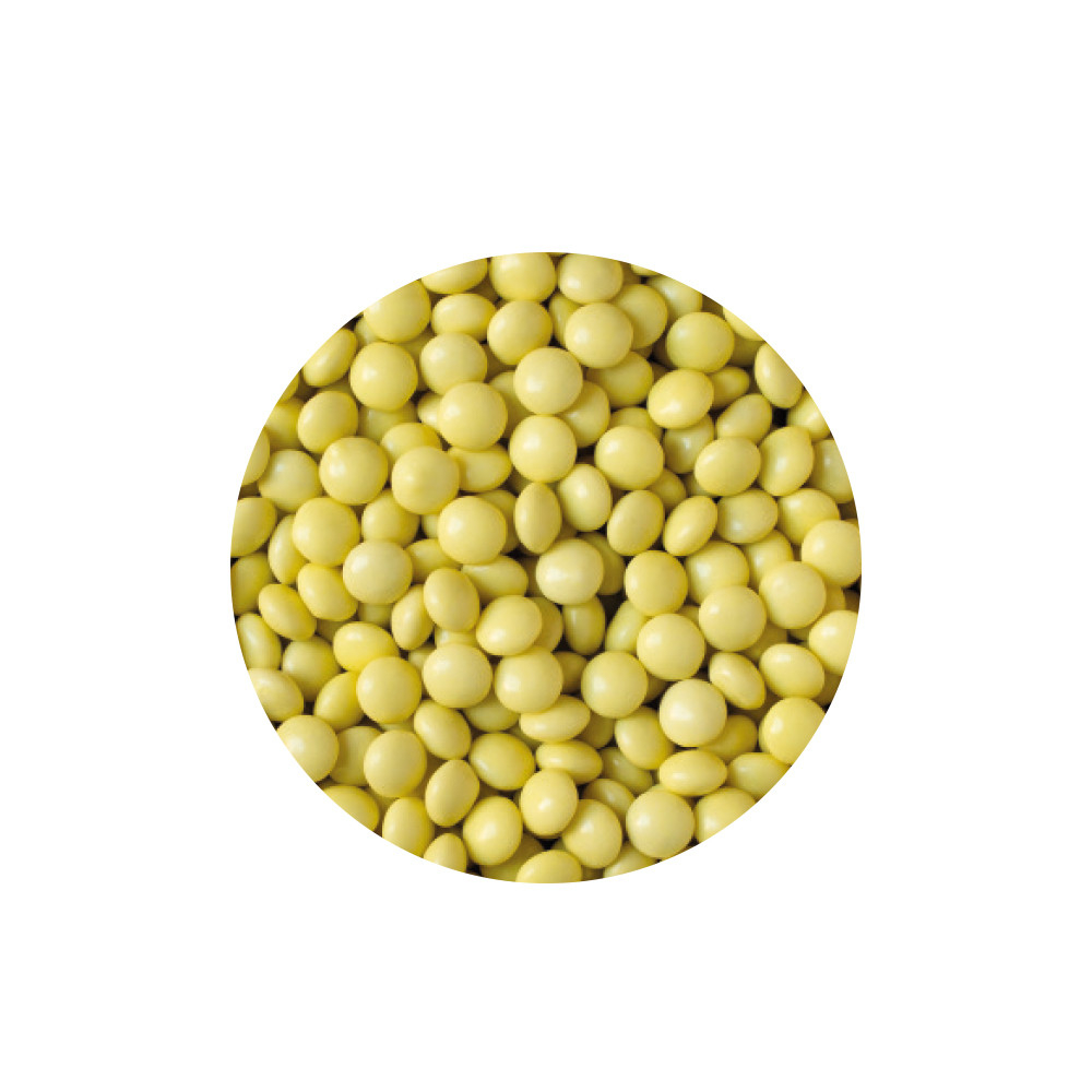 Perle Aplatizate Ciocolata Galben Ø 10 mm, 1 kg [4]