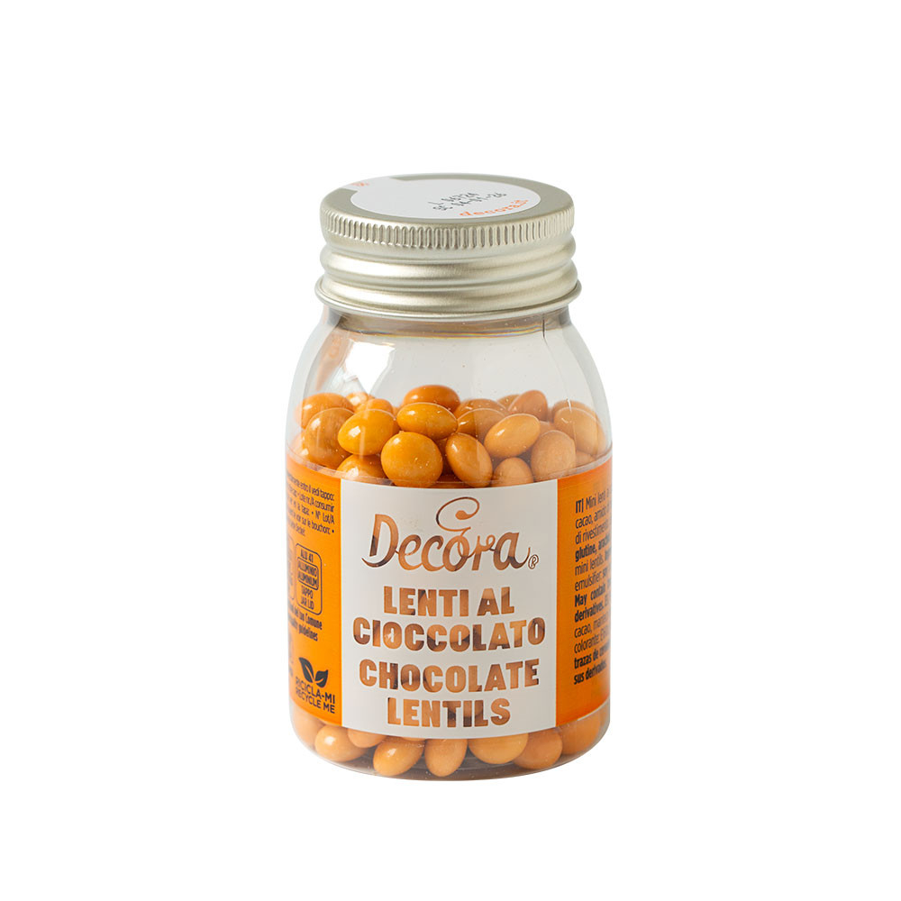 Perle Aplatizate Ciocolata Piersica Ø 10 mm, 80 gr [1]