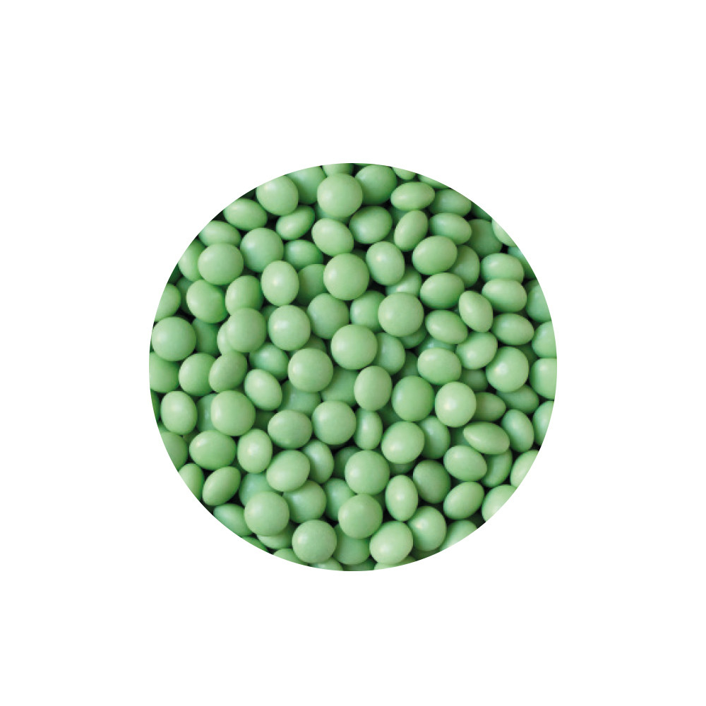 Perle Aplatizate Ciocolata Verde Ø 10 mm, 80 gr [4]