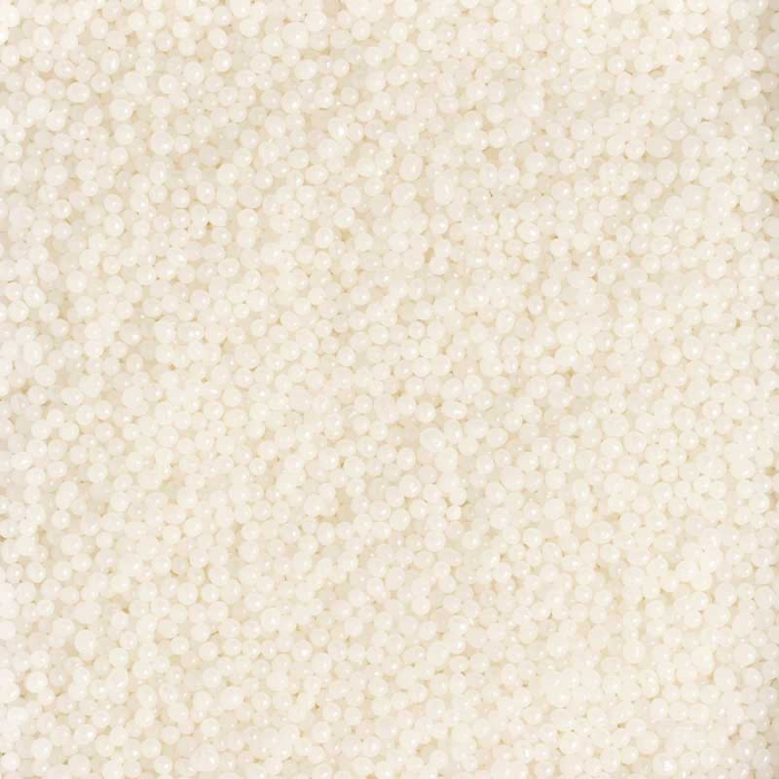 Perle Zahar Alb Stralucitor Ø 2mm, 100 gr [2]