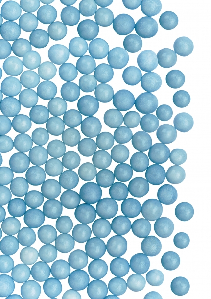 Perle Zahar Bleu Mate Ø 4 mm, 1,2 Kg [2]