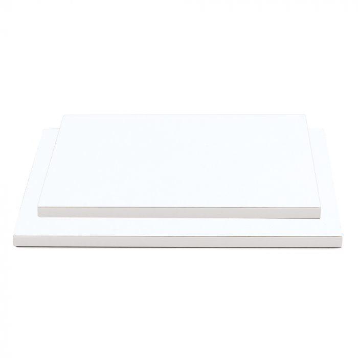 Platou Tort Deptunghi Alb Satinat, 40 x 30 x H 1.2 cm [2]