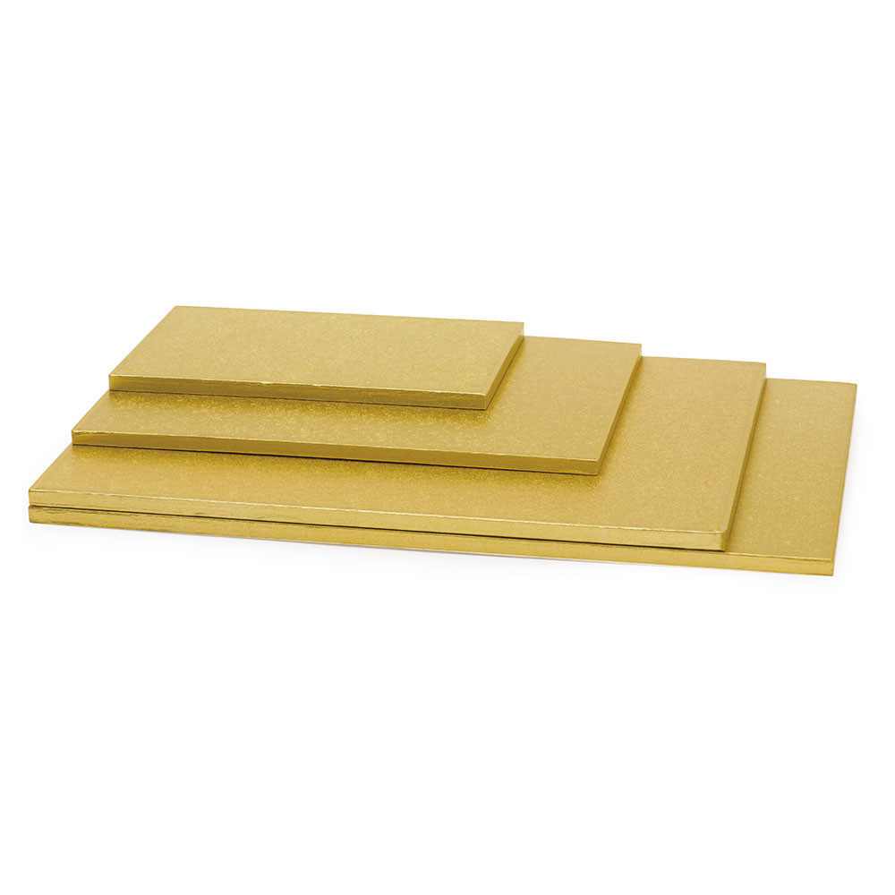 Platou Tort Dreptunghiular Auriu, 40 x 30 x H 1.2 cm [2]