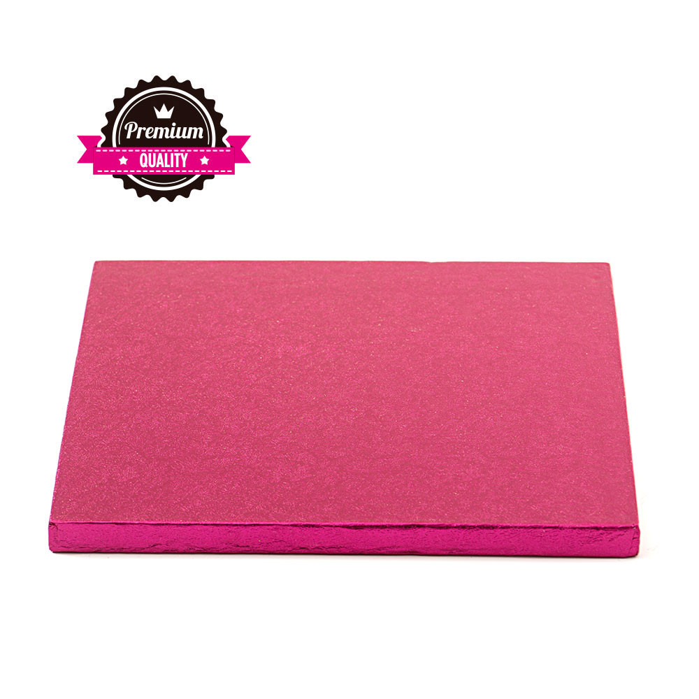 Platou Tort Patrat Fucsia, 35 x 35 x H 1.2 cm [1]