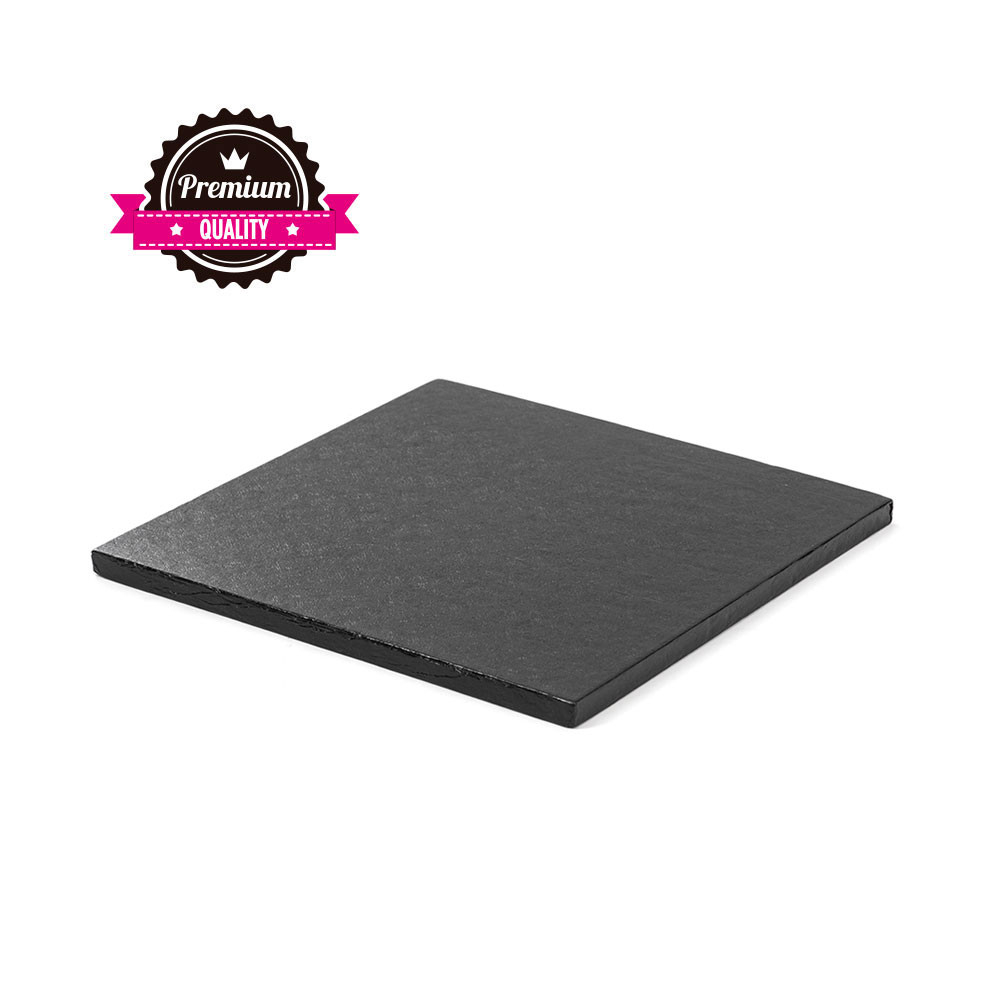 Platou Tort Patrat Negru, 35 x 35 x H 1.2 cm [1]