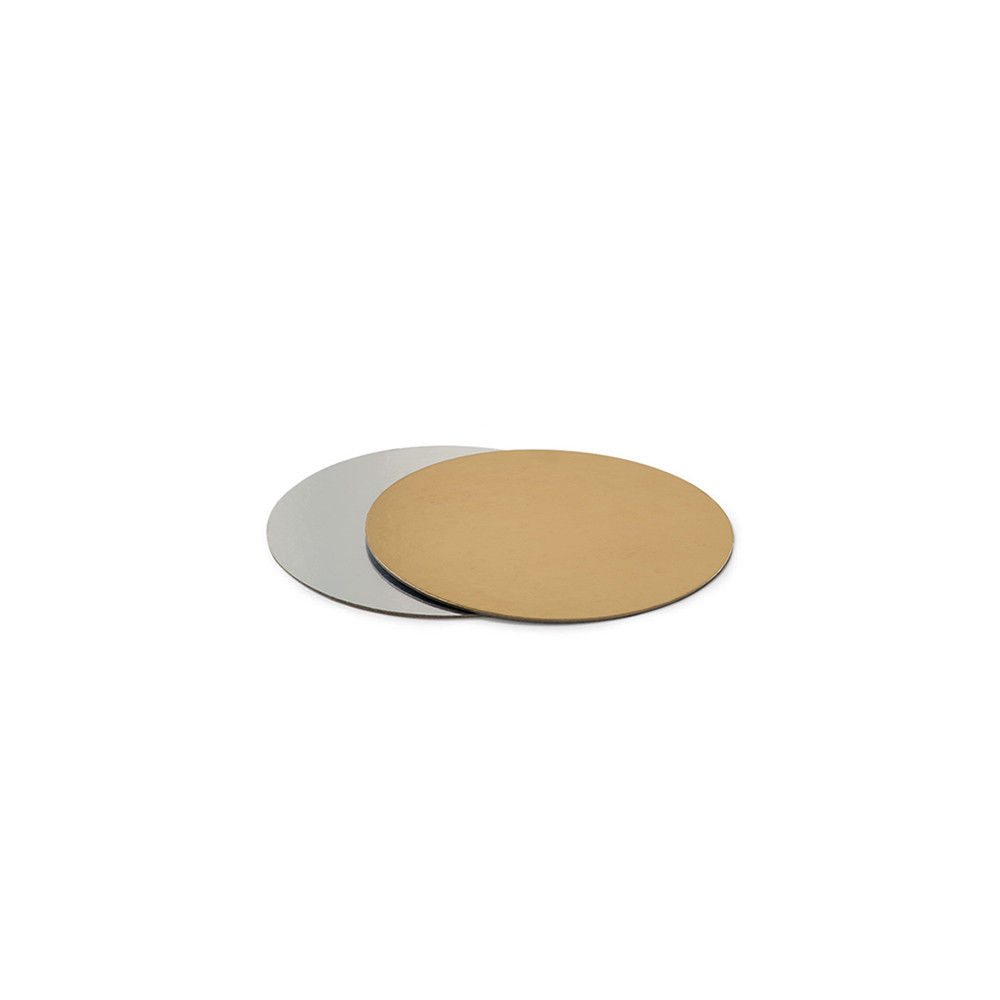 Platou Tort Rotund 2 Fete, Auriu/Argintiu, Ø 34 x H 0.15 cm [1]