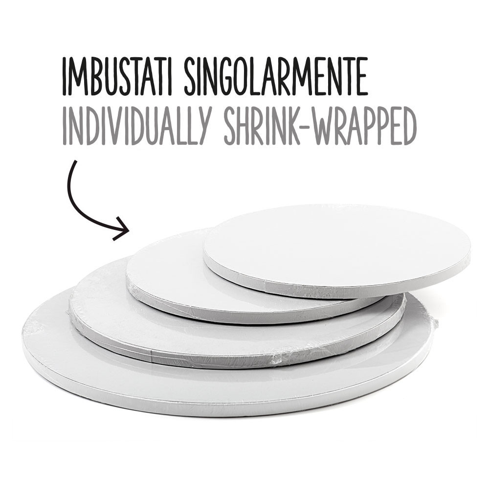 Platou Tort Rotund Alb Satinat, Ø 36 x H 1.2 cm [3]