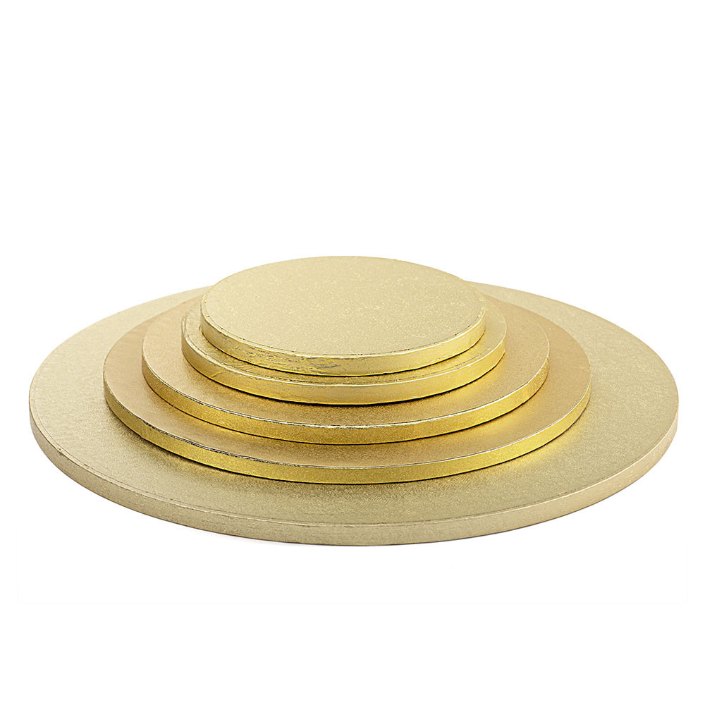 Platou Tort Rotund Auriu, Ø 34 x H 1.2 cm [2]