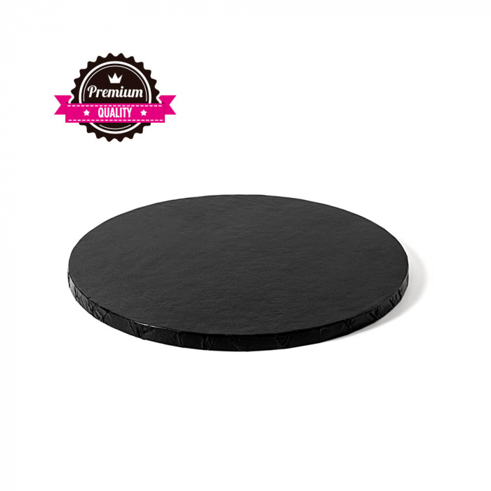 Platou Tort Rotund Negru, Ø 30 x H 1.2 cm [2]