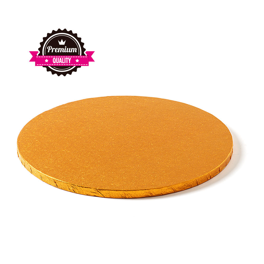 Platou Tort Rotund Portocaliu, Ø 35 x H 1.2 cm [1]