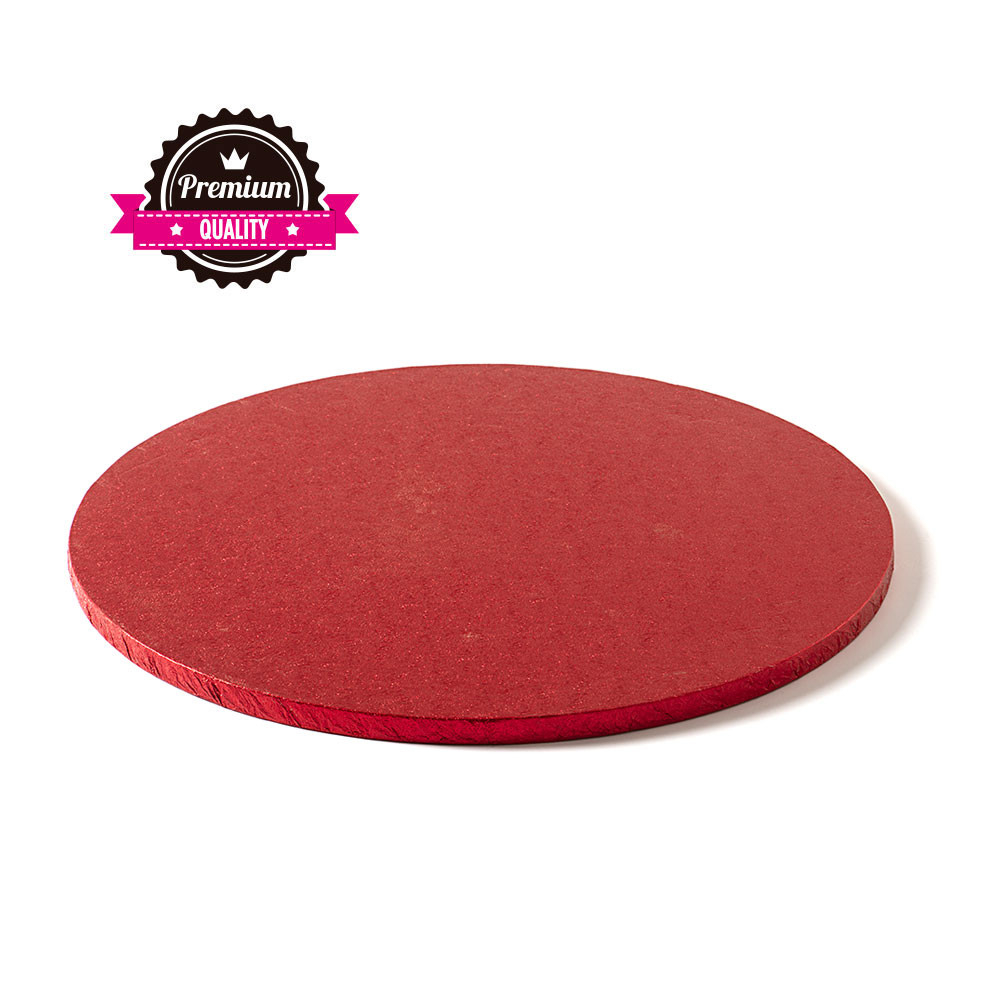 Platou Tort Rotund Rosu, Ø 35 x H 1.2 cm [1]