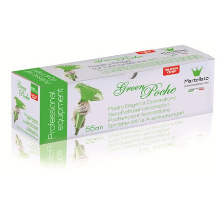 Posuri Unica Folosinta Verde, H 30 cm, 80 Microni, gip Effect, Set 100 Buc [2]