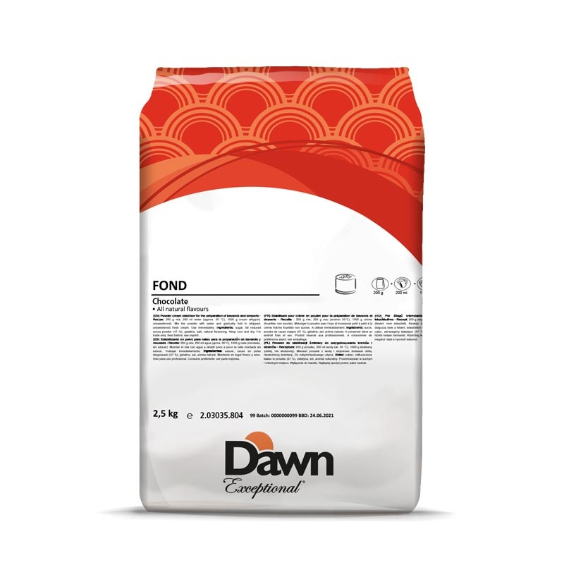 Premix Aroma de Ciocolata - Mousse, Bavareze, Semifreddo, Fond Dawn, 2.5 kg [1]