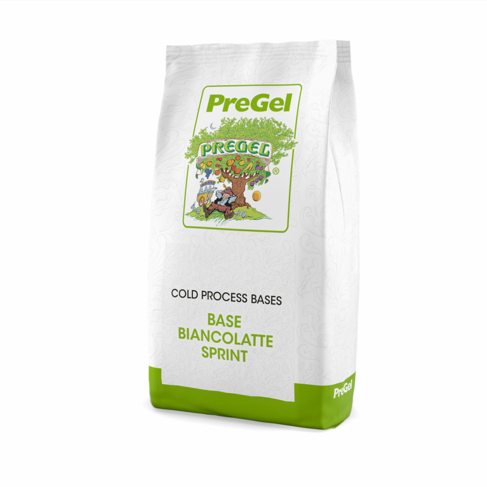 Premix Inghetata Artizanala/Soft Preparare la Rece, SPRINT Biancolatte (Lapte si Frisca) PreGel, 0.92 kg [1]