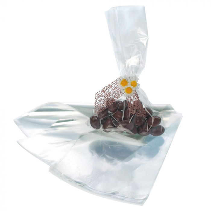 Pungi S, Celofan Transparent, 10 x H 20 cm, Set 100 Buc [2]