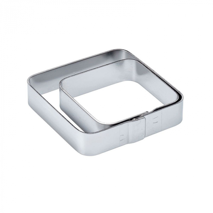 Rama Inox Patrata Colturi Rotunjite 9x9xH2cm [1]
