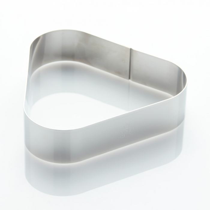 Rama Inox Triunghi Rotunjit 17 x  H 4 cm [1]