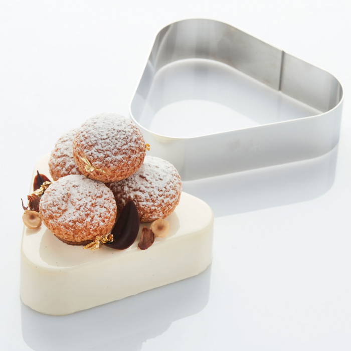 Rama Inox Triunghi Rotunjit 17 x  H 4 cm [2]