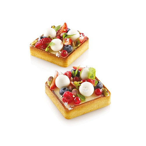 Rame Termoplastic Microforate 8 x 8 x h 2 cm, Patrate, Set 6 buc [4]