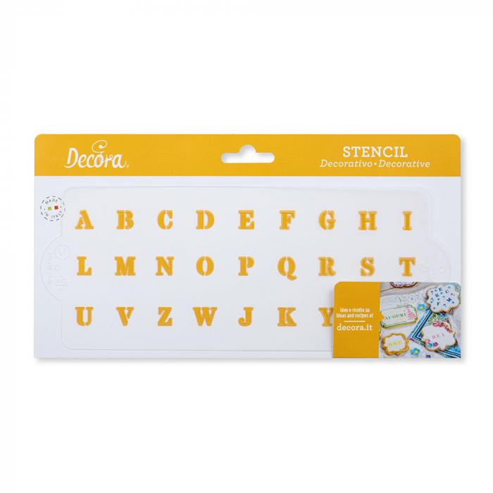 Sablon Plastic Decor Alfabet, 25 x 10 cm [5]