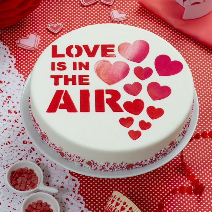 Sablon Plastic Decor Top, Model Love, Ø 25 cm  [2]