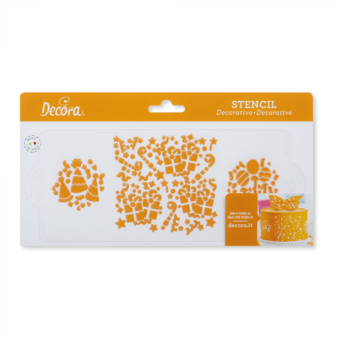 Sablon Plastic Lateral Decor Carnaval / Party, 25 x 10 cm [3]