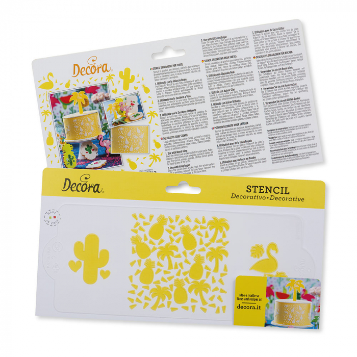 Sablon Plastic Lateral Decor Exotic, 25 x 10 cm [3]