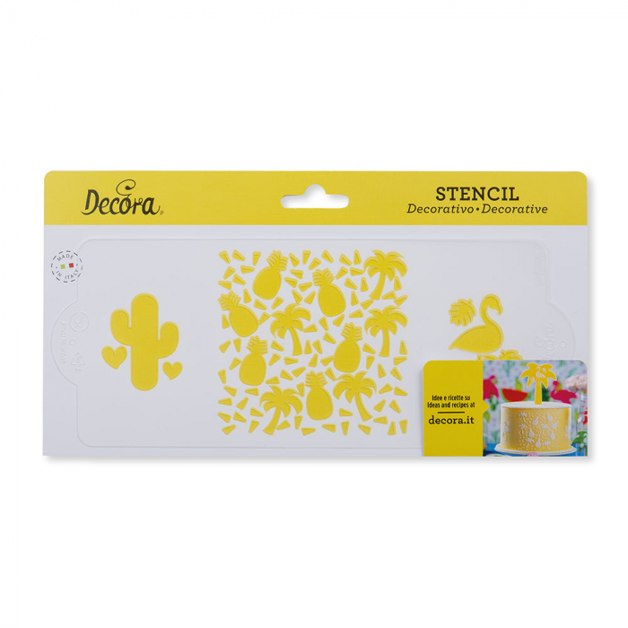 Sablon Plastic Lateral Decor Exotic, 25 x 10 cm [4]