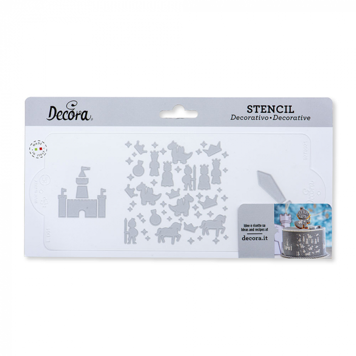 Sablon Plastic Lateral Decor Povesti Copii, 25 x 10 cm [5]