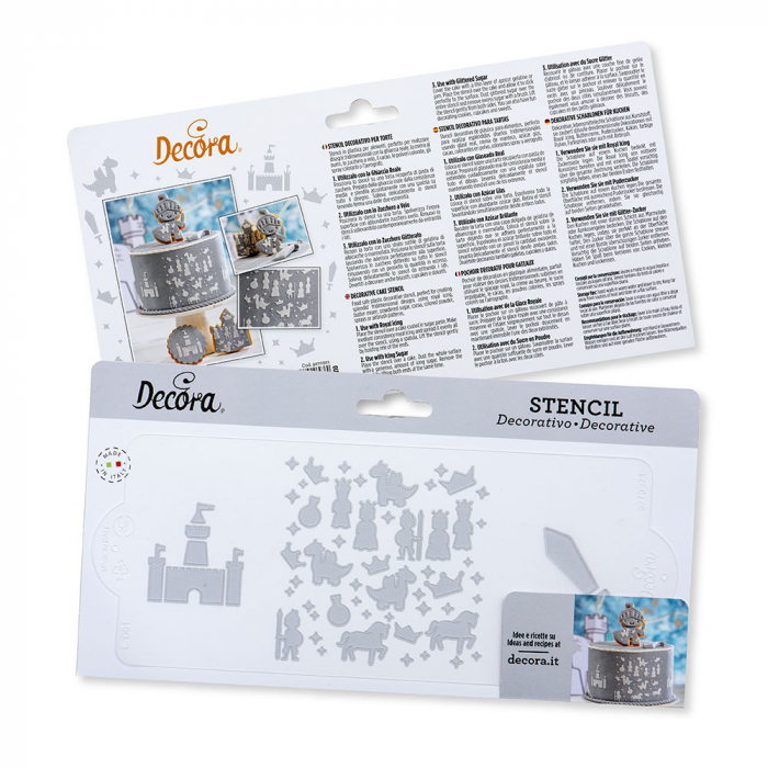 Sablon Plastic Lateral Decor Povesti Copii, 25 x 10 cm [4]