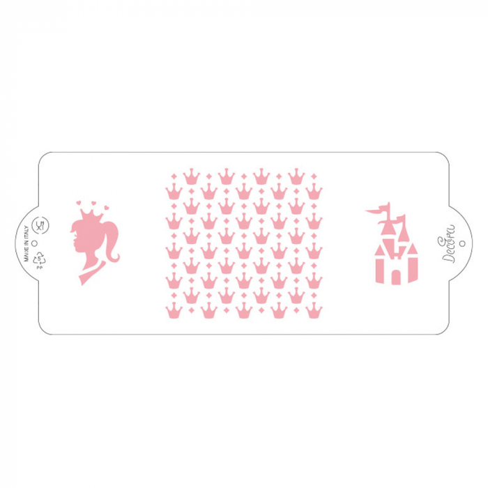 Sablon Plastic Lateral Decor Printesa, 25 x 10 cm [4]
