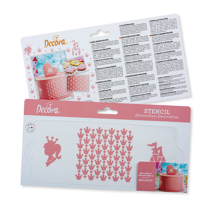 Sablon Plastic Lateral Decor Printesa, 25 x 10 cm [3]