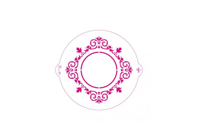 Sablon Plastic Rotund Decor Clasic Ø 25 cm [1]