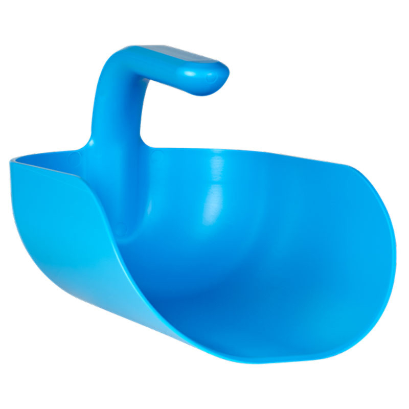 Scafa cu Baza Rotunjita 2 Litri, Material Plastic Albastru, L 27 cm [2]