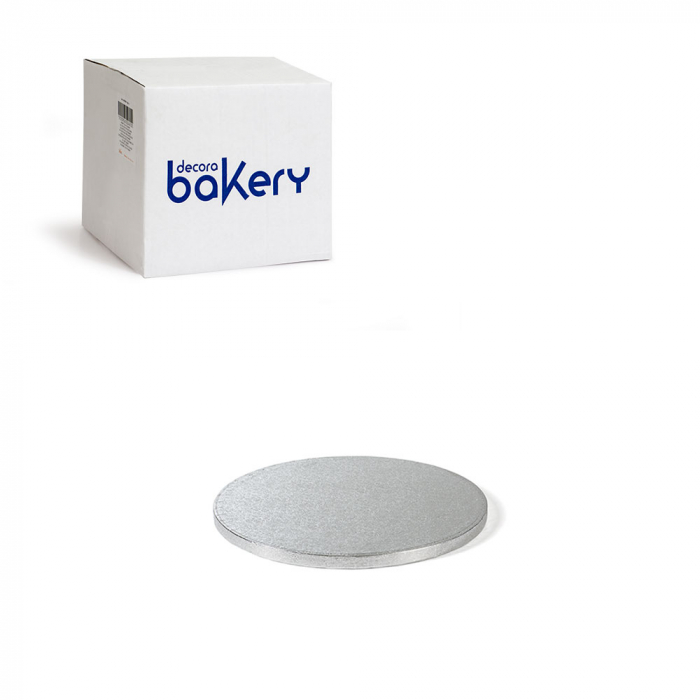 Set 10 Platouri Tort Rotunde Argintii, Ø 15 x H 1.2 cm [1]